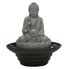  Inomhusfontän sittande Buddha med skål