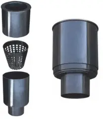  Skimmer med flottör 110 mm rör med korg
