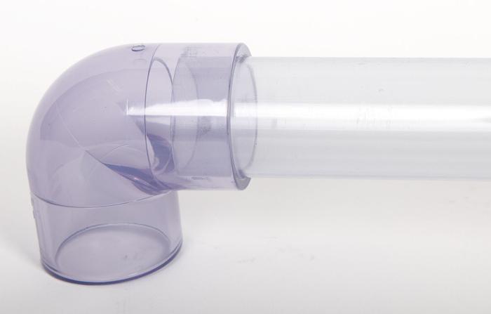  Transparent Böj 90gr