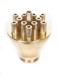  Fontänmunstycke Vulkan fast 1 1/2" i koppar