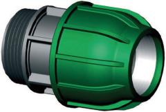  Klämringskoppling 1 1/2" utv gäng - 50mm