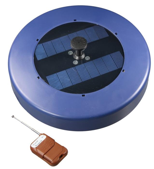  Flytande fontän med solcell