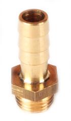  Slangkoppling i mässing 1/4" gänga, 10mm slang