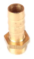  Slangkoppling i mässing 1/4" gänga, 13mm slang