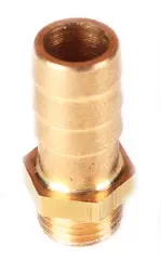  Slangkoppling i mässing 3/8" gänga, 13mm slang