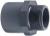  Röranslutning 63/75 mm rör med 1 1/2" gänga